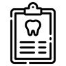 Ícone do serviço Odontologia estética - HOF